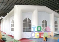 बड़ी पार्टी लॉन Inflatable तम्बू स्वनिर्धारित व्हाइट तिरपाल कैम्पिंग शादी की पार्टी