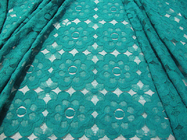 सुंदर ग्रीन कपास नायलॉन फीता कपड़े मेष पारिस्थितिकी के अनुकूल CE एसजीएस SYD-0008