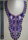 Fashional शैली के साथ सुंदर बैंगनी डिजाइन पाली कपास आकृति
