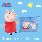 फैशन प्रतिवर्ती Peppa सुअर उम्दा खिलौना कुशन और तकिए बिस्तर के लिए