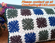 घर सजावट शादी के उपहार के colorfu के लिए यूरोपीय कपास Crochet फीता कुशन कवर तकिया मामले