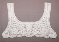 OEM सफेद कढ़ाई व्याकुल Crochet फीता कॉलर और ड्रेस के लिए फीता शीर्ष
