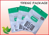 जिपर शीर्ष Resealable फ्लैट पाली बैग कस्टम मुद्रित परिधान पैकेजिंग बैग