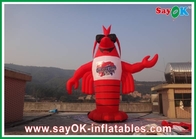 रेड एच 3 - प्रदर्शनी के लिए 8 एम पीवीसी Inflatable लॉबस्टर कस्टम जायंट
