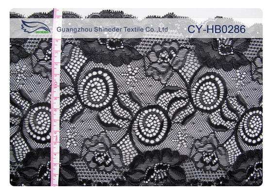 अधोवस्त्र OEM सीवाई-HB0286 के लिए आराम डिजाइन Jacquard लोचदार फीता फैब्रिक