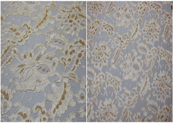 अंडरवियर Stretchy धात्विक फीता कपड़ा / Corded Jacquard फीता कपड़ा