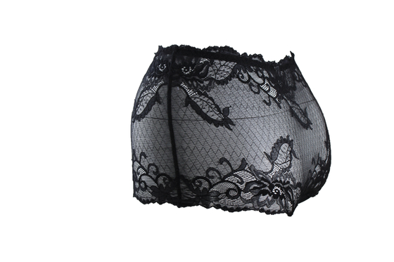के लिए युवा महिला सुरुचिपूर्ण कढ़ाई फीता Boyshort पैंटी के उच्च कमर