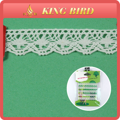DIY फीता ट्रिमिंग फीता रिबन ट्रिम सजावट कपास DIY Crocheted