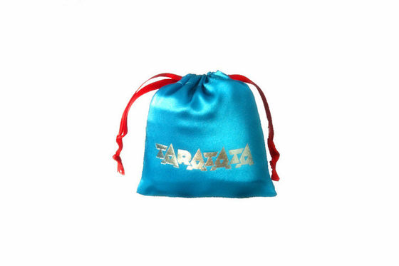 ब्लू गहने Drawstring थैली गिफ्ट पैकिंग, नमी सबूत 13 * 16 सेमी