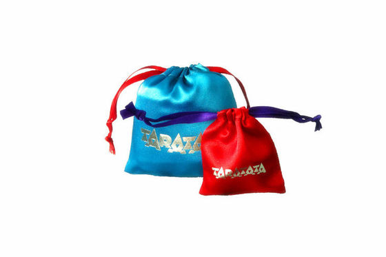 ब्लू गहने Drawstring थैली गिफ्ट पैकिंग, नमी सबूत 13 * 16 सेमी
