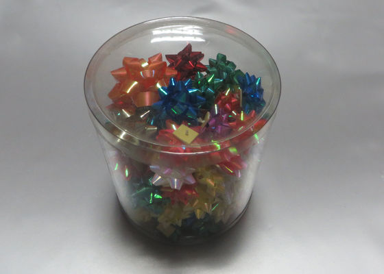 सोना, लाल, उपहार की सजावट के लिए polypropylene के साथ ब्लू स्टार मिनी उपहार धनुष रिबन