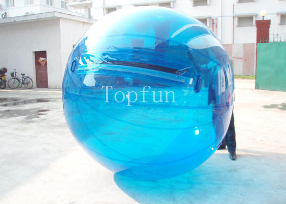 2 मीटर आयातित जिपर Inflatable पानी चलना गेंद पारदर्शी 1.0 मिमी पीवीसी / TPU