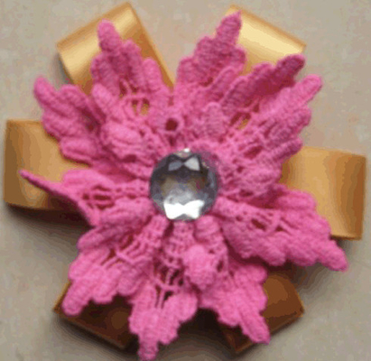 कपास फीता कृत्रिम फूल corsage के लिए कपड़े, हाथ से बने फूलों बुना बुना