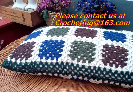 घर सजावट शादी के उपहार के colorfu के लिए यूरोपीय कपास Crochet फीता कुशन कवर तकिया मामले